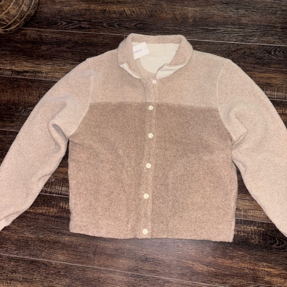 NWT Outdoor Voices Mega Fleece Bomber